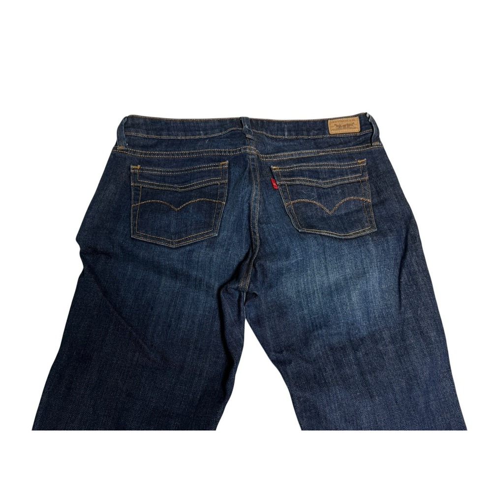 Levi Signature Jeans Women's  low boot cut 545 dark wash casual western size 8 - Picture 8 of 13